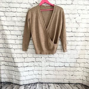 SOFTOME. Tan sweater. Size M